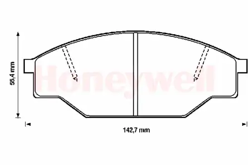 колодки дисковые торм. перед. VW 572363S STOP
