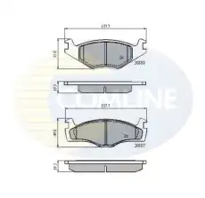 Тормозные колодки дисковые COMLINE CBP0149