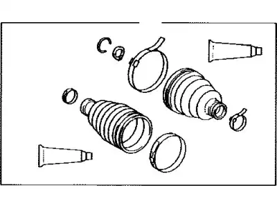 BOOT KIT, FR DRIVE 0442706570 TOYOTA / LEXUS