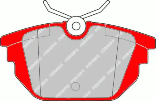 Тормозные колодки дисковые FERODO FDS1113
