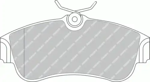 Тормозные колодки дисковые FERODO FSL604
