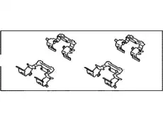FITTING KIT, DISC BR 0494704040 TOYOTA / LEXUS