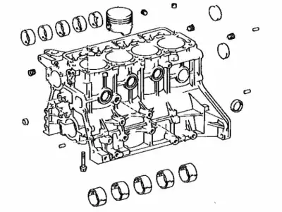 BLOCK SUB-ASSY 1140179206 TOYOTA / LEXUS