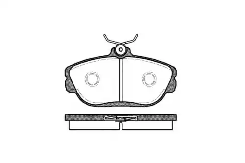 колодки дисковые торм. перед. Ford P5533.00 WOKING