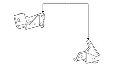 BRACKET, ENGINE 1232131110 TOYOTA / LEXUS