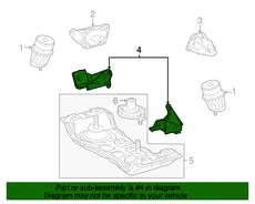 BRACKET, ENGINE 1232131110 TOYOTA / LEXUS