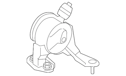 INSULATOR, ENGINE 1237128260 TOYOTA / LEXUS