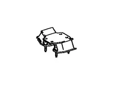 INSULATOR, ENGINE M, 1237150010 TOYOTA / LEXUS
