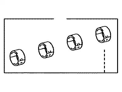 BEARING SET, 13204-42010 TOYOTA / LEXUS