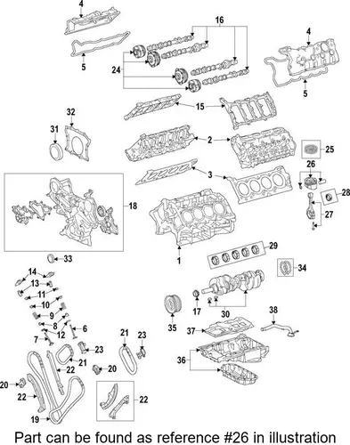 PISTON SUB-ASSY, W/P 1330138011 TOYOTA / LEXUS