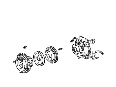 BRACKET SUB-ASSY, 16307-65020 TOYOTA / LEXUS