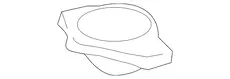 CAP SUB-ASSY, WATER 1650136012 TOYOTA / LEXUS