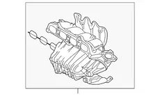 MANIFOLD ASSY, 1712028141 TOYOTA / LEXUS