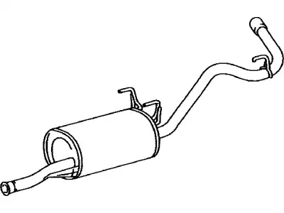 PIPE SUB-ASSY, EXHAU 174050F040 TOYOTA / LEXUS