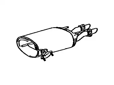 PIPE ASSY, EXHAUST T 174300A020 TOYOTA / LEXUS