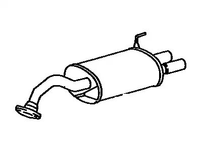STAINLESS MUFFLER 1743011610 TOYOTA / LEXUS