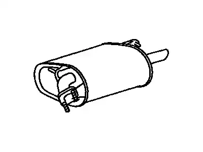 PIPE ASSY, EXHAUST 1743020080 TOYOTA / LEXUS
