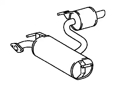 PIPE ASSY, EXHAUST 1743022080 TOYOTA / LEXUS