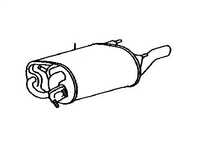 PIPE ASSY, EXHAUST 1743028360 TOYOTA / LEXUS