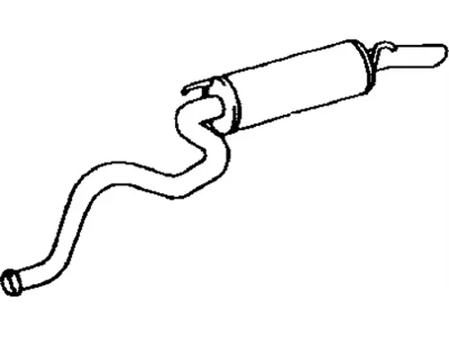 PIPE ASSY, EXHAUST 1743031C90 TOYOTA / LEXUS