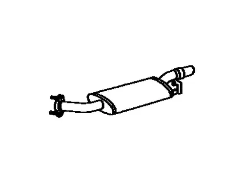 STAINLESS MUFFLER 1743050010 TOYOTA / LEXUS