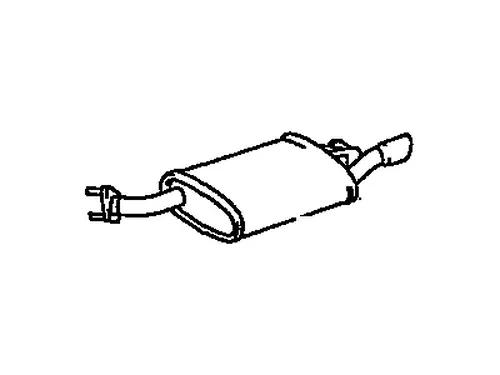 STAINLESS MUFFLER 1743050030 TOYOTA / LEXUS