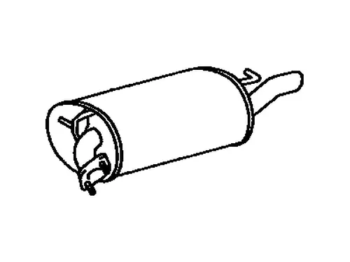 PIPE ASSY, EXHAUST 1744020012 TOYOTA / LEXUS