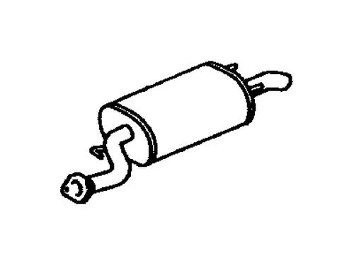 PIPE ASSY, EXHAUST 1744020150 TOYOTA / LEXUS