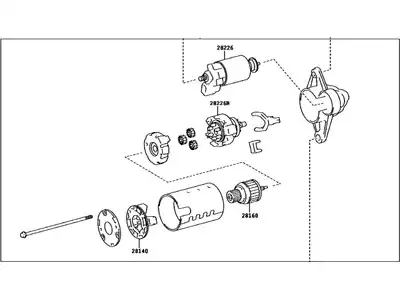 STARTER ASSY 2810037130 TOYOTA / LEXUS