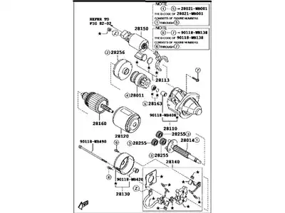 STARTER ASSY 28100WB001 TOYOTA / LEXUS