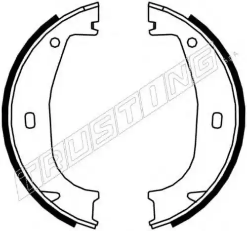 колодки бараб. торм. ручника BMW 019.026 TRUSTING