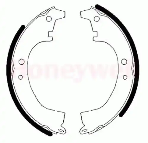 Тормозные колодки барабанные BENDIX 361091B