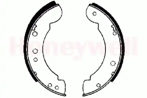 Тормозные колодки барабанные BENDIX 361182B