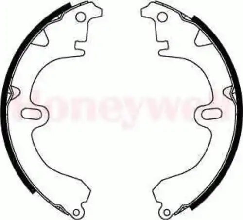 Тормозные колодки барабанные BENDIX 361496B