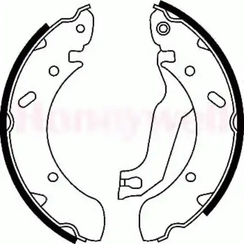 Тормозные колодки барабанные BENDIX 361571B