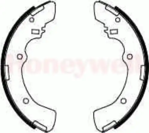 Тормозные колодки барабанные BENDIX 362011B