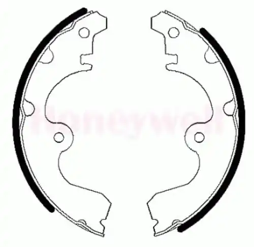 Тормозные колодки барабанные BENDIX 362352B