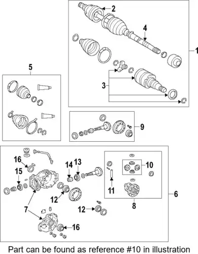 4103948030 GEAR KIT. DIFFERENTI TOYOTA / LEXUS
