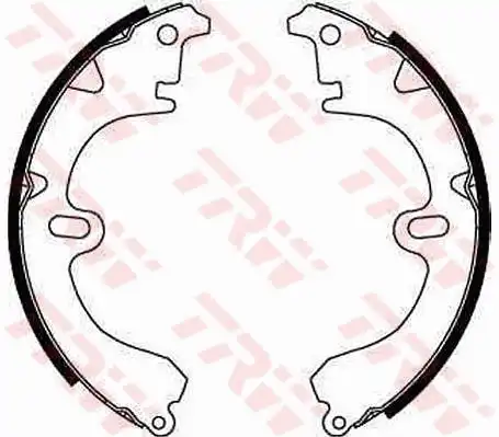 Тормозные колодки барабанные TRW GS8224