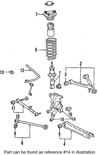 CARRIER SUB-ASSY, RR 4230422011 TOYOTA / LEXUS