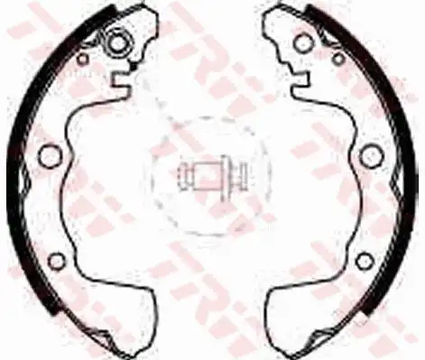 Тормозные колодки барабанные TRW GS8508