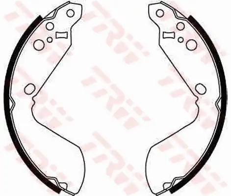 Тормозные колодки барабанные TRW GS8596