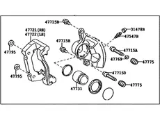 CYLINDER ASSY, DISC 4775030521 TOYOTA / LEXUS