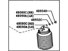 CYLINDER ASSY, 4808060020 TOYOTA / LEXUS