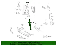 ABSORBER SET, SHOCK, 4851080429 TOYOTA / LEXUS