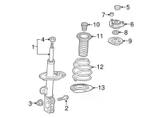ABSORBER SET, SHOCK, 4852080435 TOYOTA / LEXUS