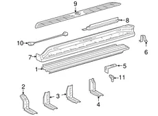 PANEL, STEP, RH 5178160240 TOYOTA / LEXUS