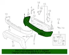 BUMPER SUB-ASSY, FR 5210135929 TOYOTA / LEXUS