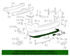 EXTENSION SUB-ASSY, 5210830120 TOYOTA / LEXUS