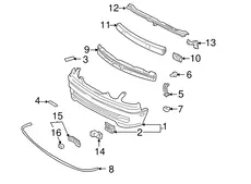 PLATE, FR BUMPER 5212330120 TOYOTA / LEXUS